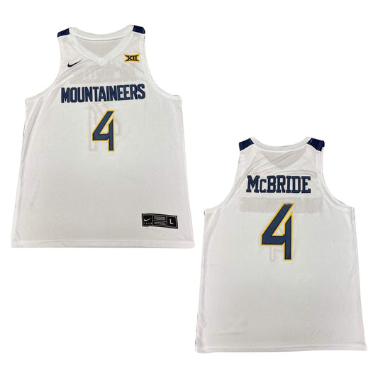 NCAAB Miles McBride West Virginia Mountaineers 4 Jersey