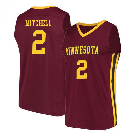 NCAAB Minnesota Golden Gophers 2 Martice Mitchell Jersey