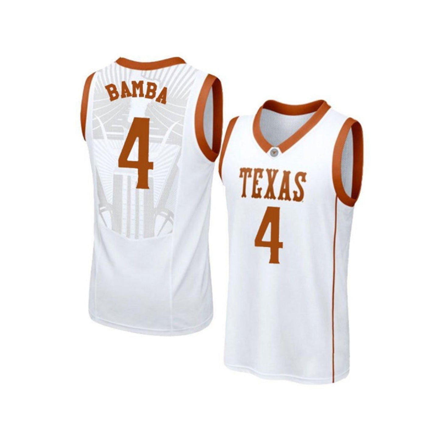 NCAAB Mohamed Bamba Texas Longhorns 4 Jersey