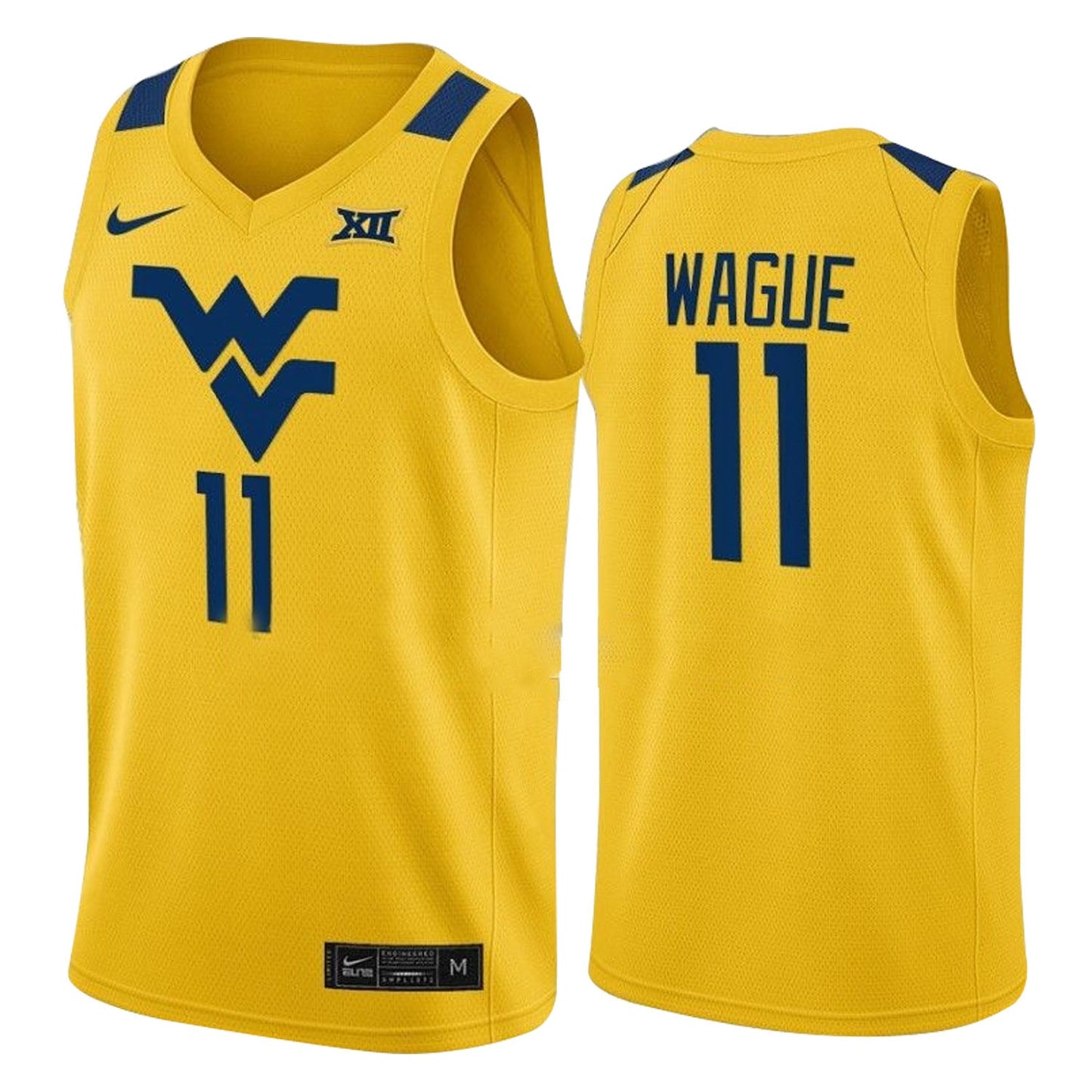 NCAAB Mohamed Wague West Virginia Mountaineers 11 Jersey