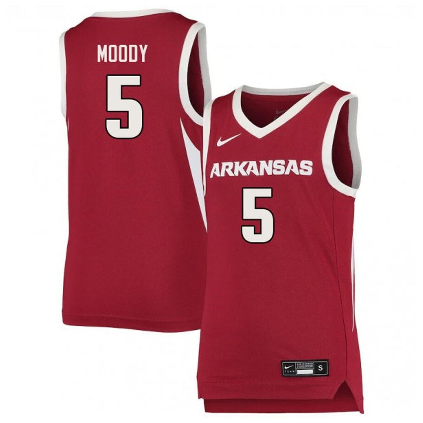 NCAAB Moses Moody Arkansas Razorbacks 5 Jersey
