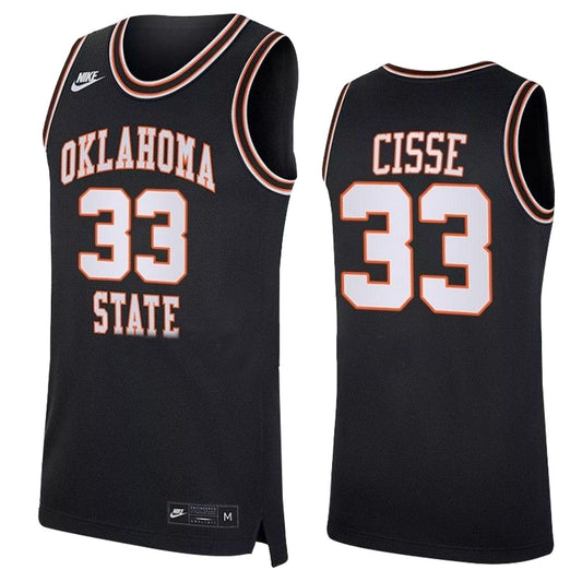 NCAAB Moussa Cisse  OSU Cowboys 33 Jersey