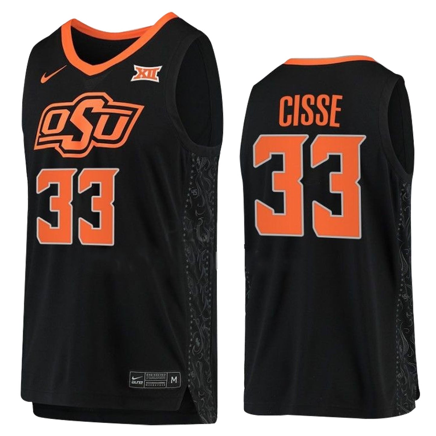 NCAAB Moussa Cisse  OSU Cowboys 33 Jersey