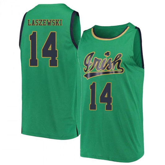 NCAAB Nate Laszewski Notre Dame Fighting Irish 14 Jersey