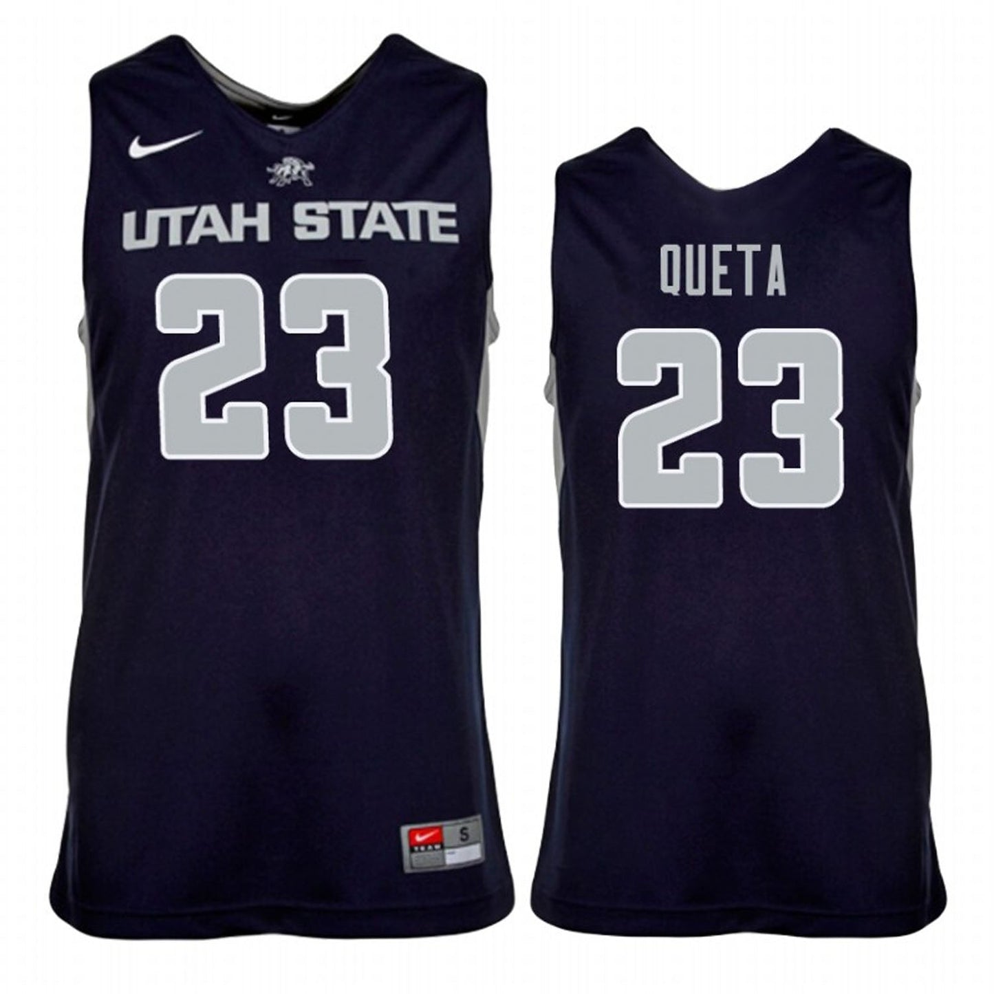 NCAAB Neemias Queta Utah State Aggies 23 Jersey