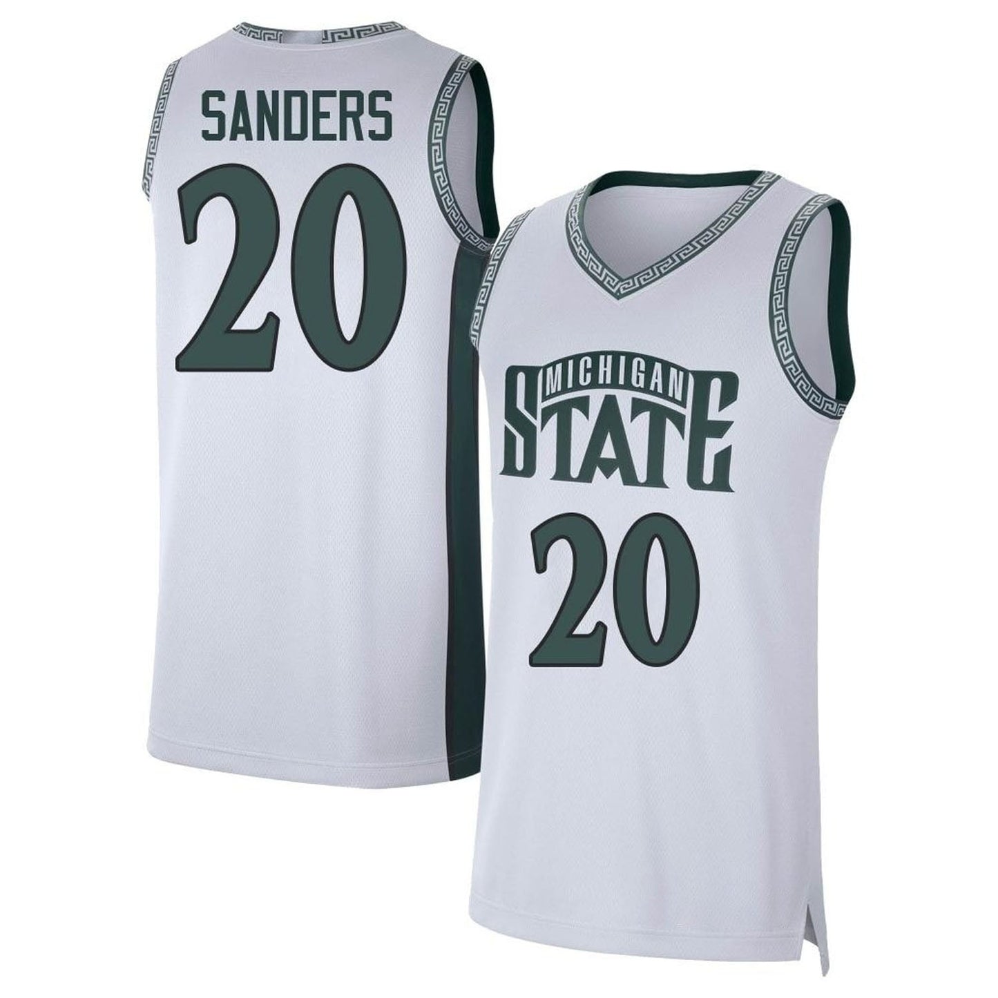 NCAAB Nick Sanders Michigan State Spartans 20 Jersey