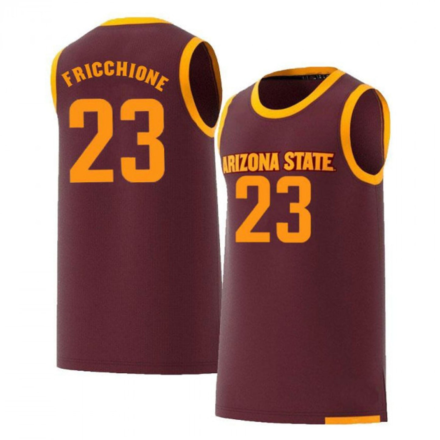 NCAAB Nico Fricchione Arizona State Sun Devils 23 Jersey
