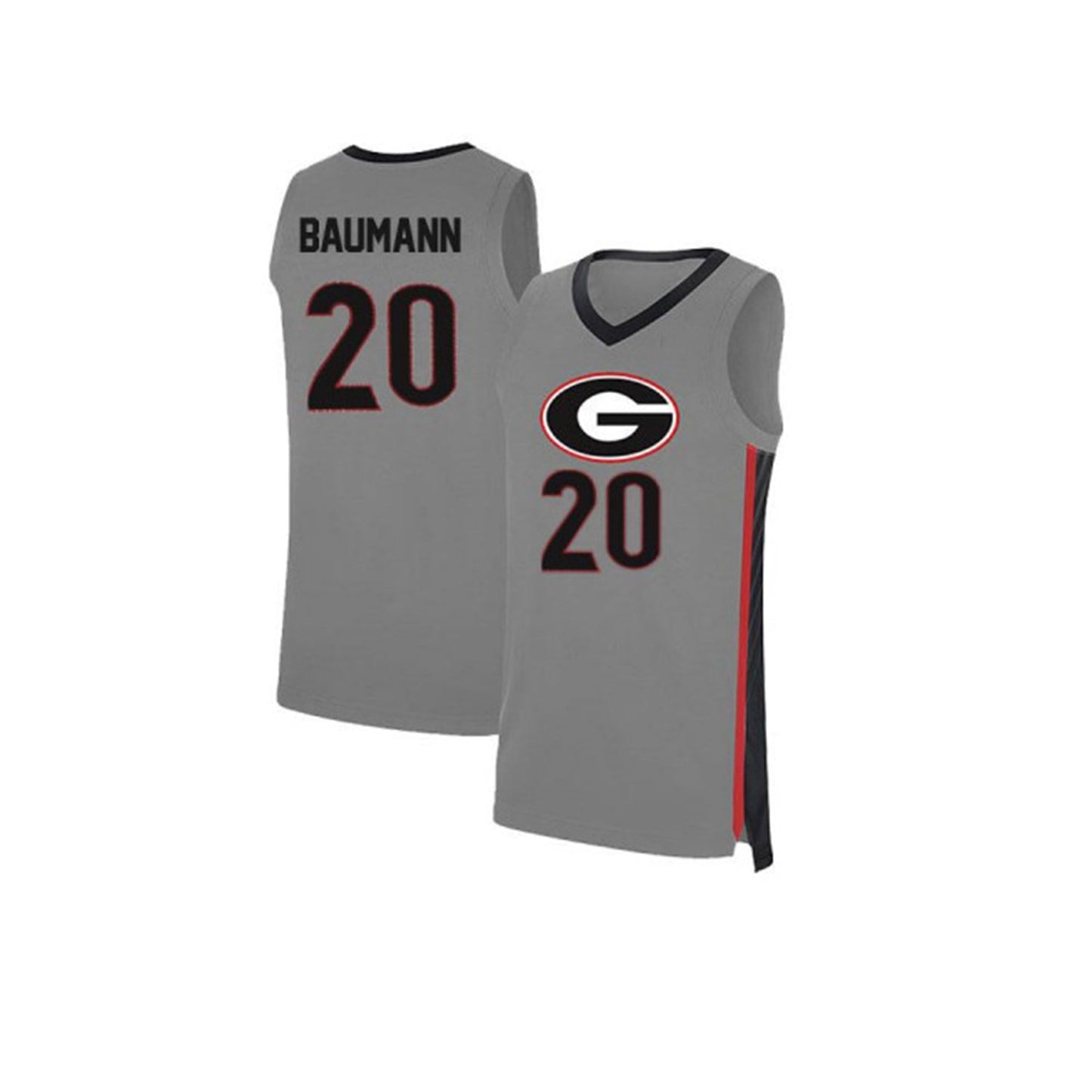 NCAAB Noah Baumann Georgia Bulldogs 20 Jersey