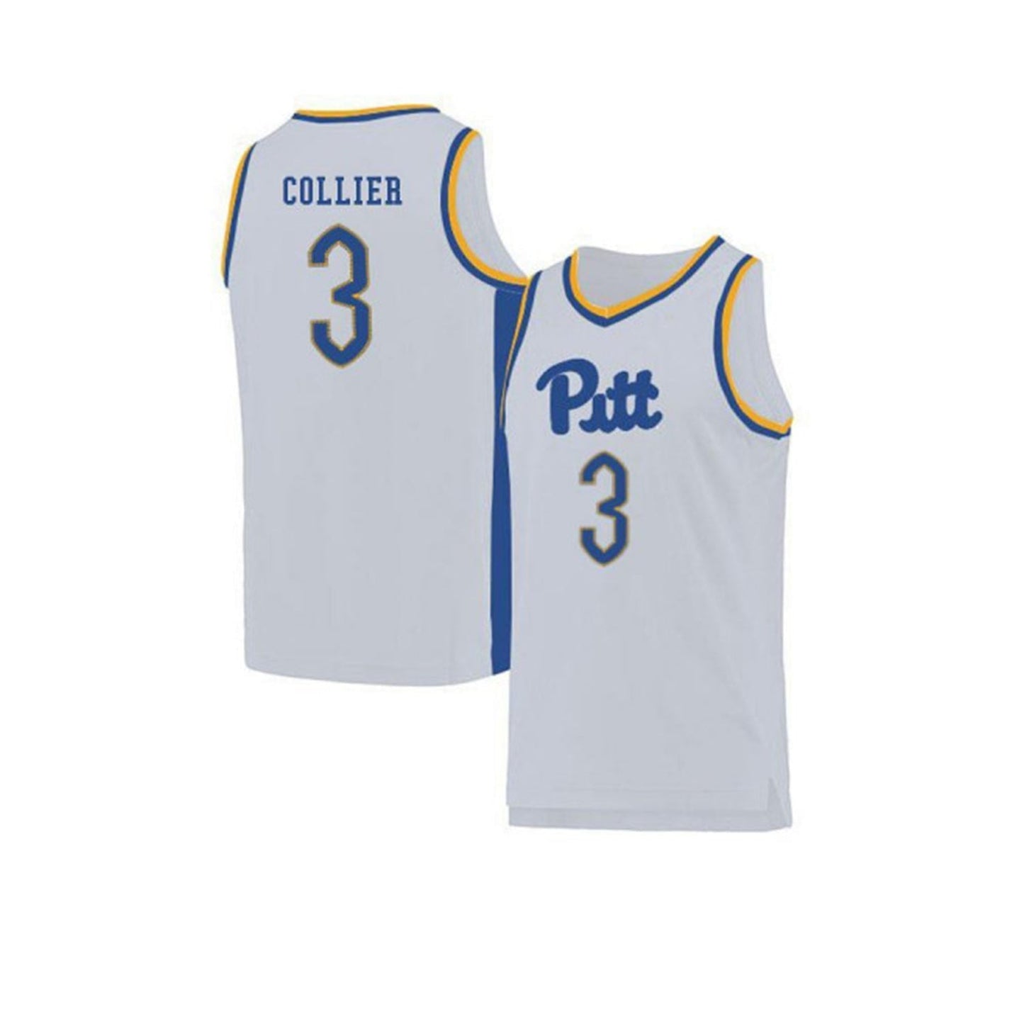 NCAAB Noah Collier Pittsburgh Panthers 3 Jersey