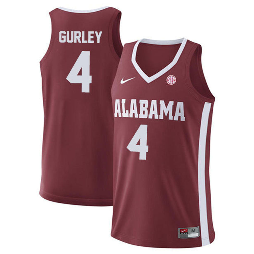 NCAAB Noah Gurley Alabama Crimson Tide 4 Jersey