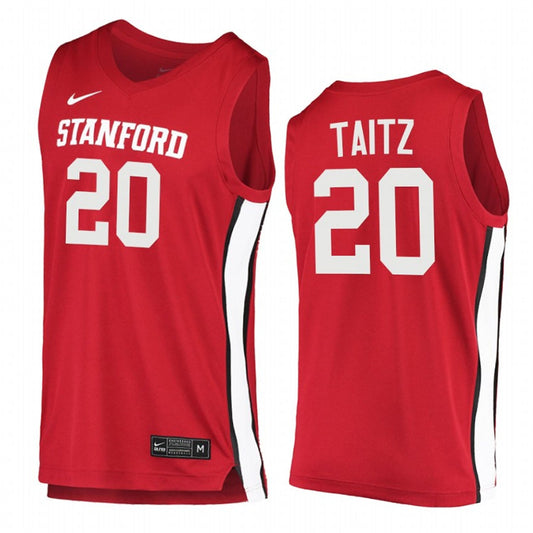NCAAB Noah Taitz Stanford Cardinal 20 Jersey