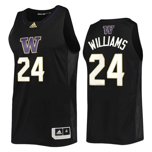 NCAAB Noah Williams Washington Huskies 24 Jersey