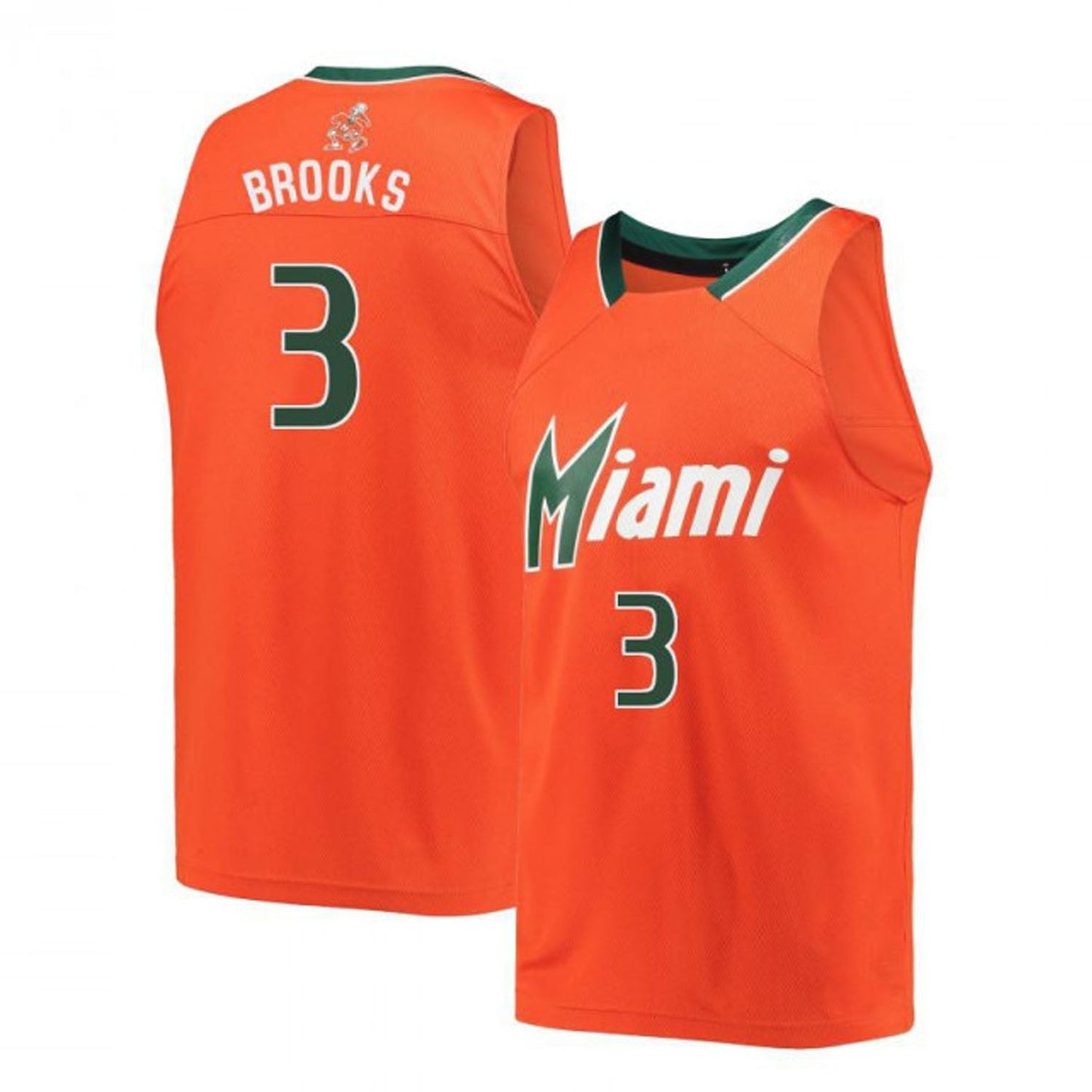 NCAAB Nysier Brooks Miami Hurricanes 3 Jersey