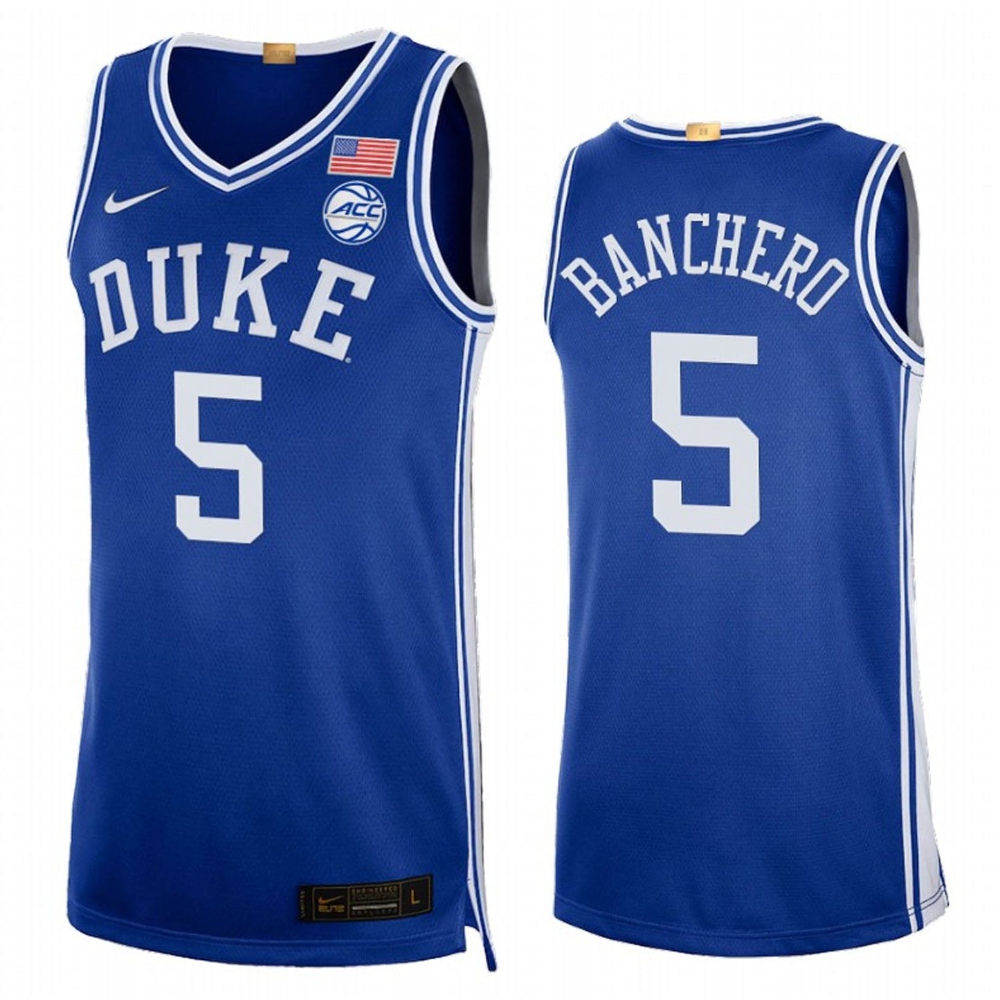 NCAAB Paolo Banchero Duke Blue Devils 5 Jersey