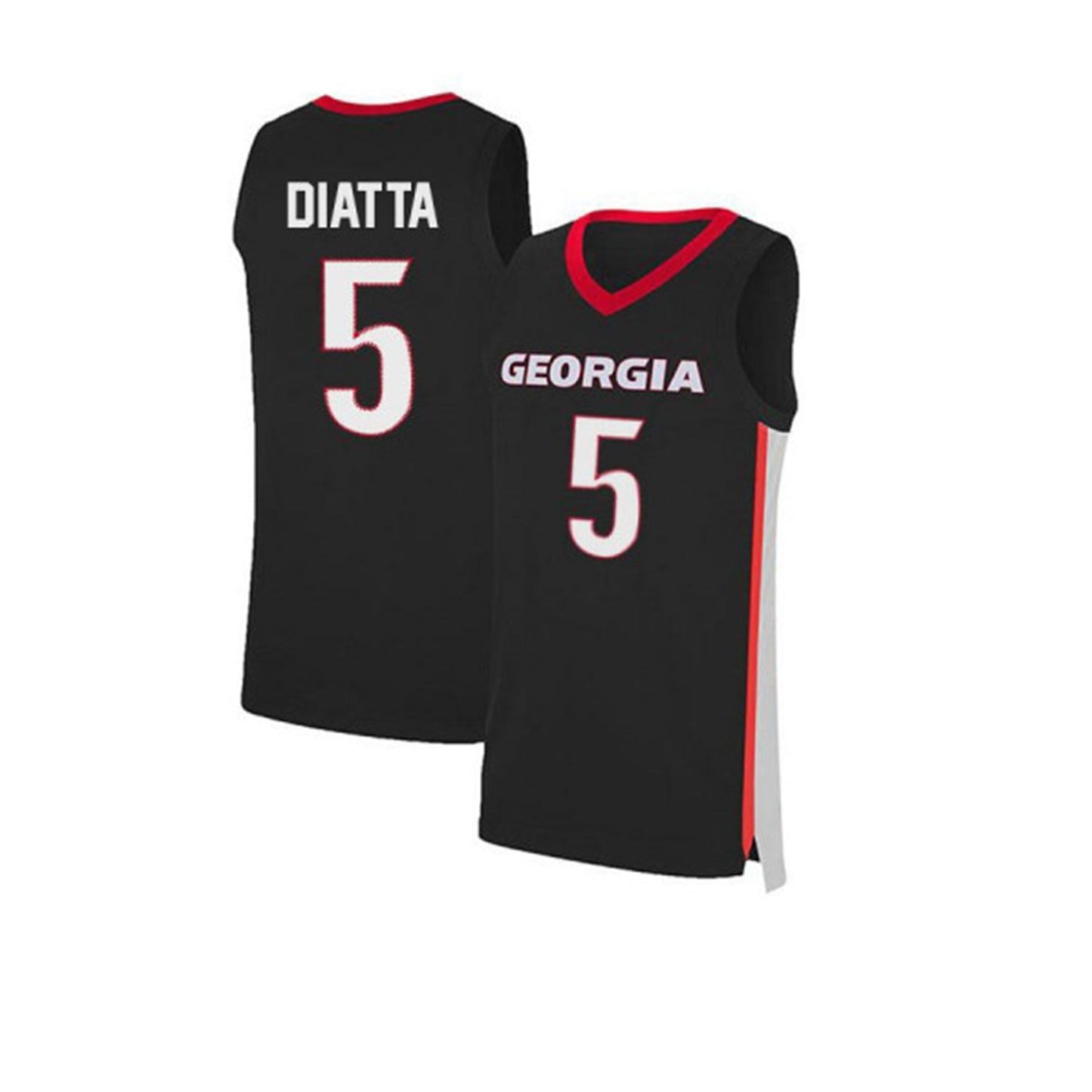NCAAB Pape Diatta Georgia Bulldogs 5 Jersey