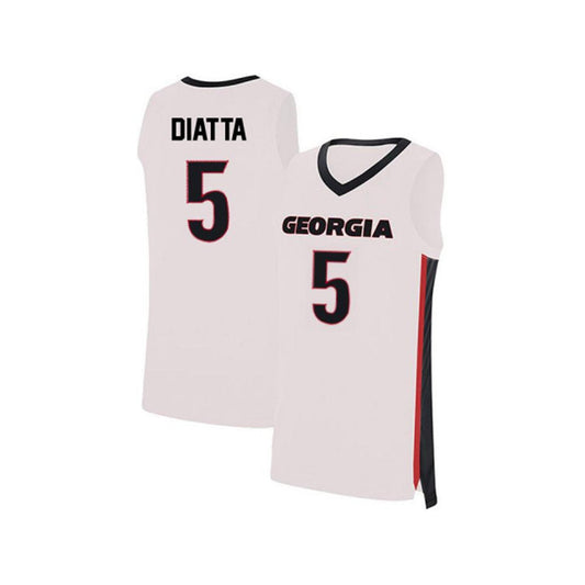 NCAAB Pape Diatta Georgia Bulldogs 5 Jersey