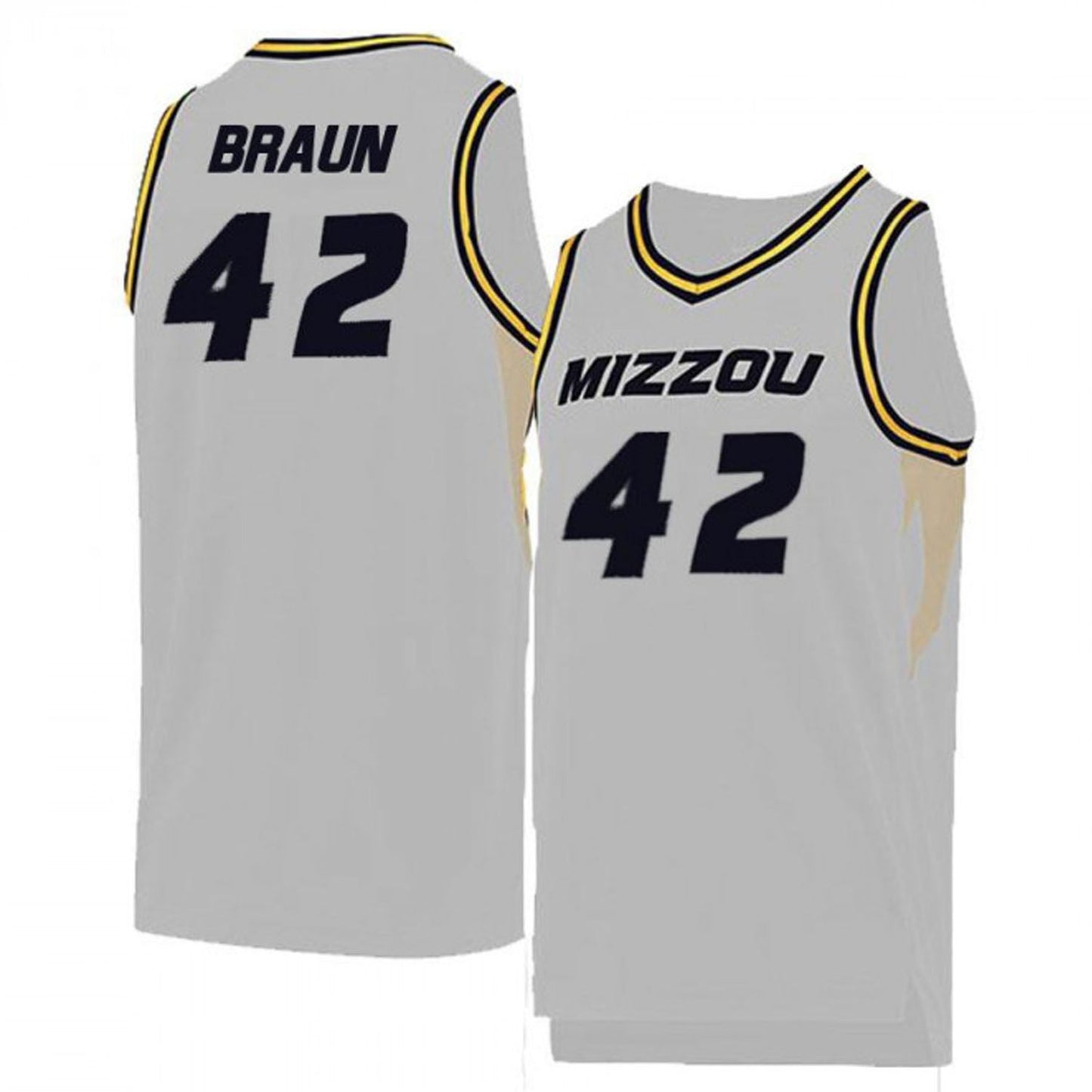 NCAAB Parker Braun Missouri Tigers 42 Jersey