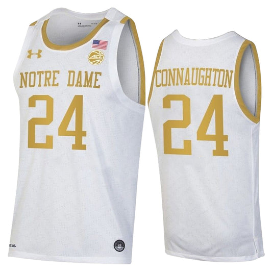 NCAAB Pat Connaughton Notre Dame Fighting Irish 24 Jersey