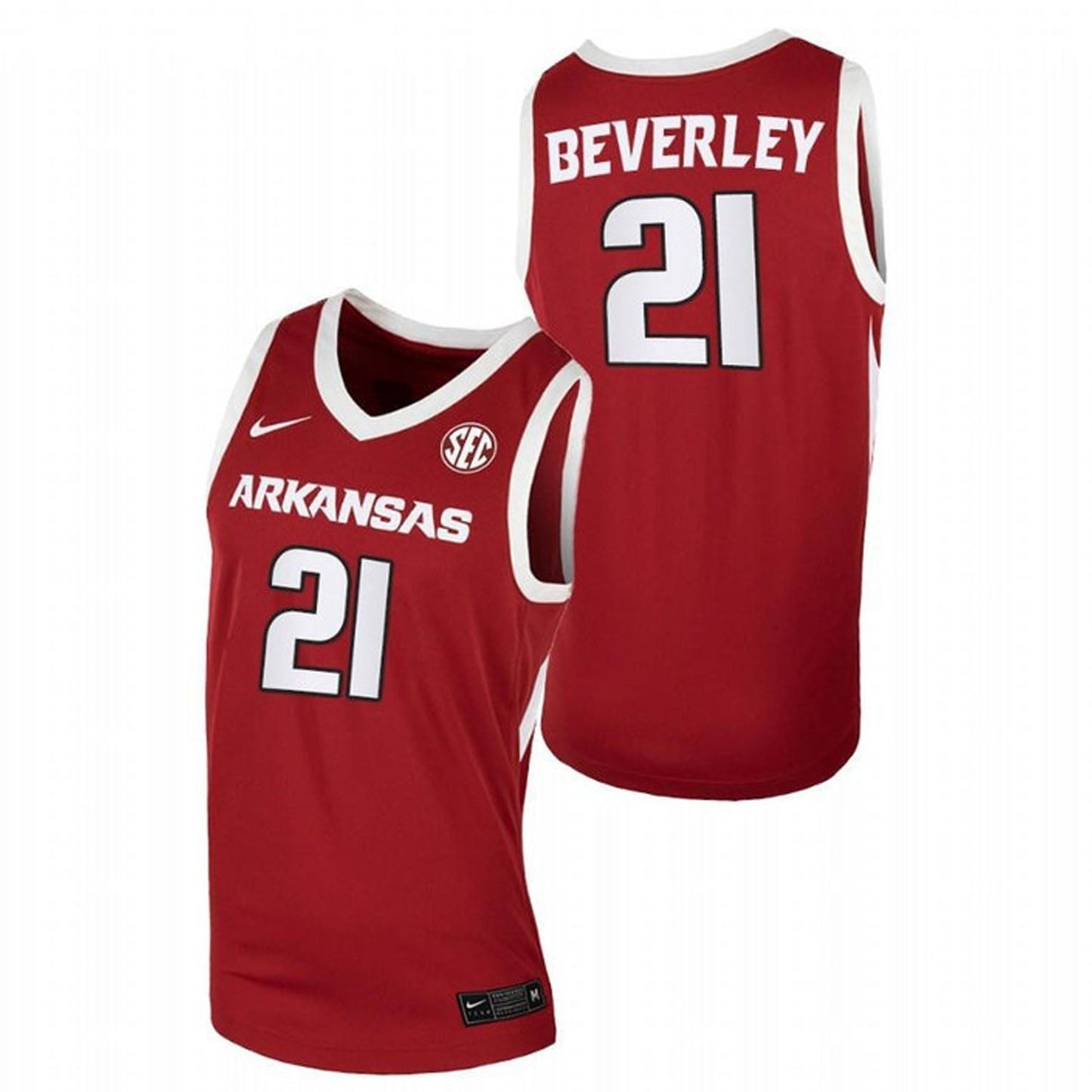 NCAAB Patrick Beverley Arkansas Razorbacks 21 Jersey