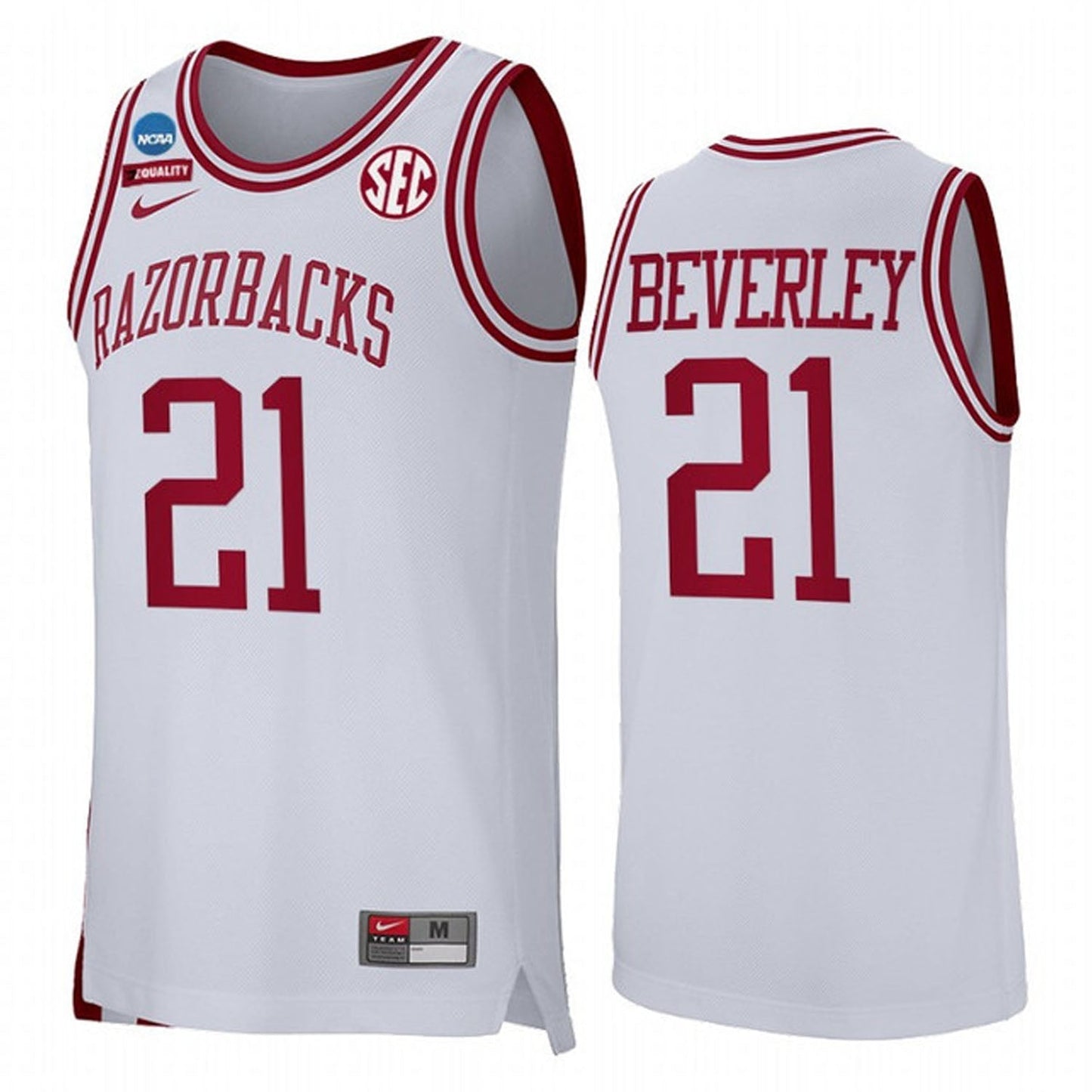 NCAAB Patrick Beverley Arkansas Razorbacks 21 Jersey