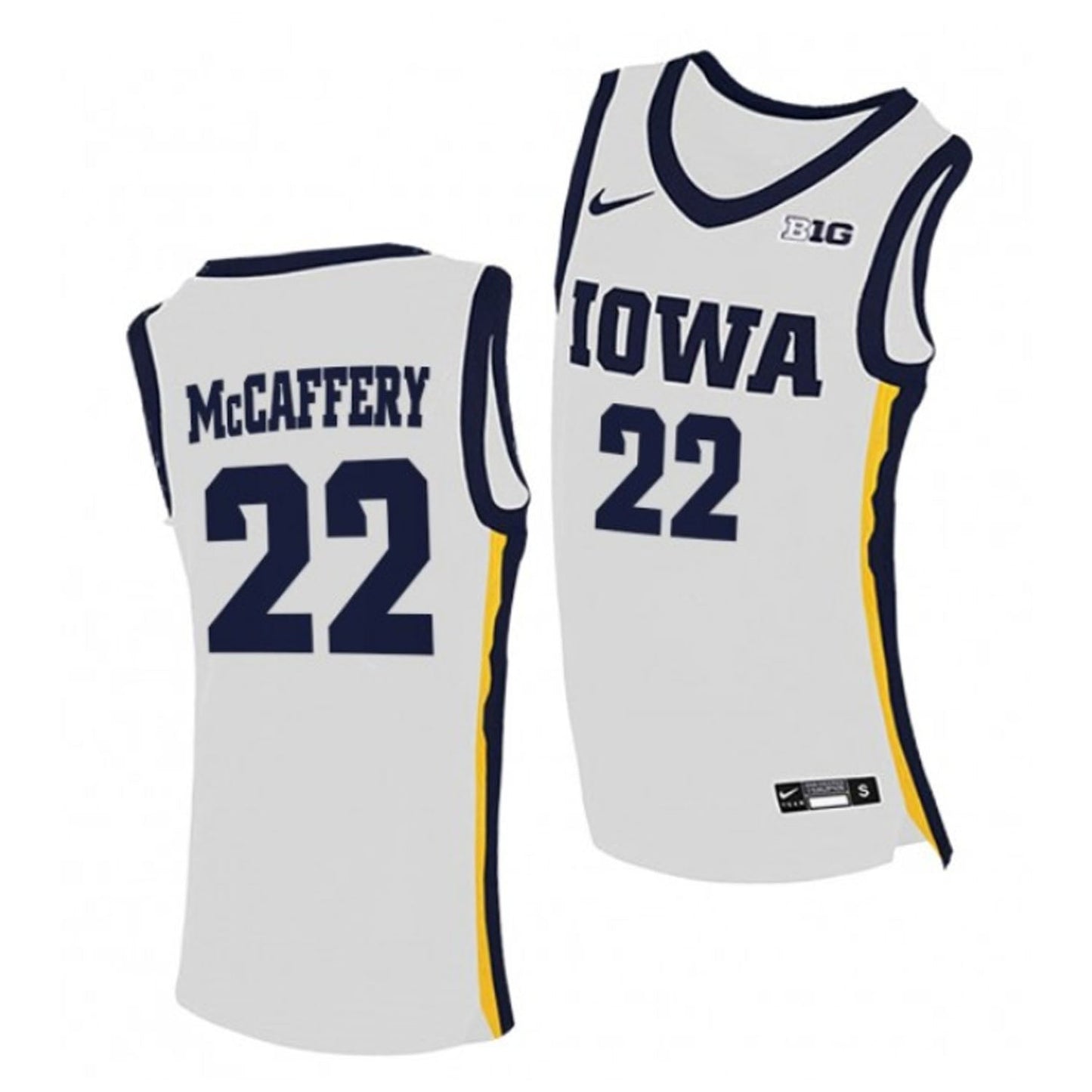 NCAAB Patrick McCaffery Iowa Hawkeyes 22 Jersey