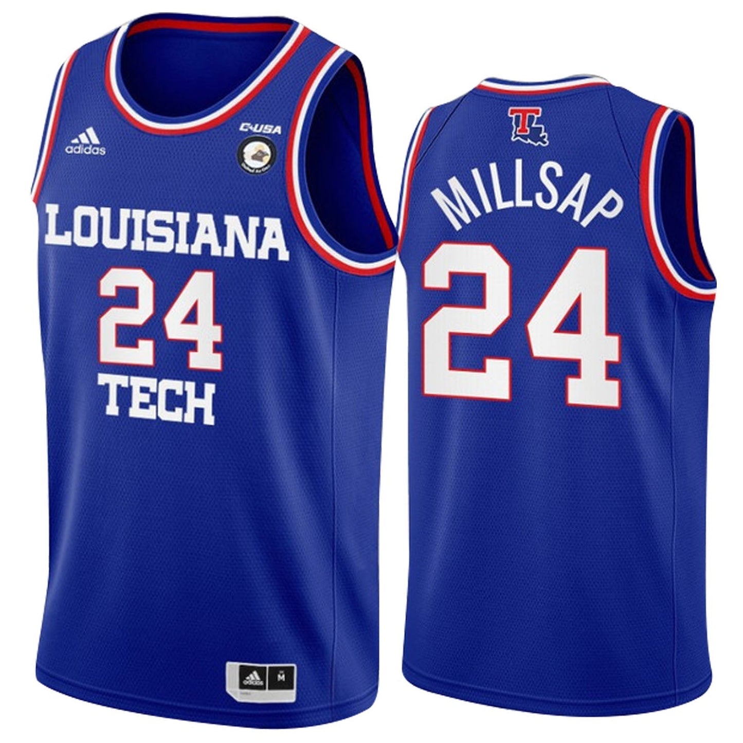 NCAAB Paul Millsap Louisiana Tech Bulldogs 24 Jersey