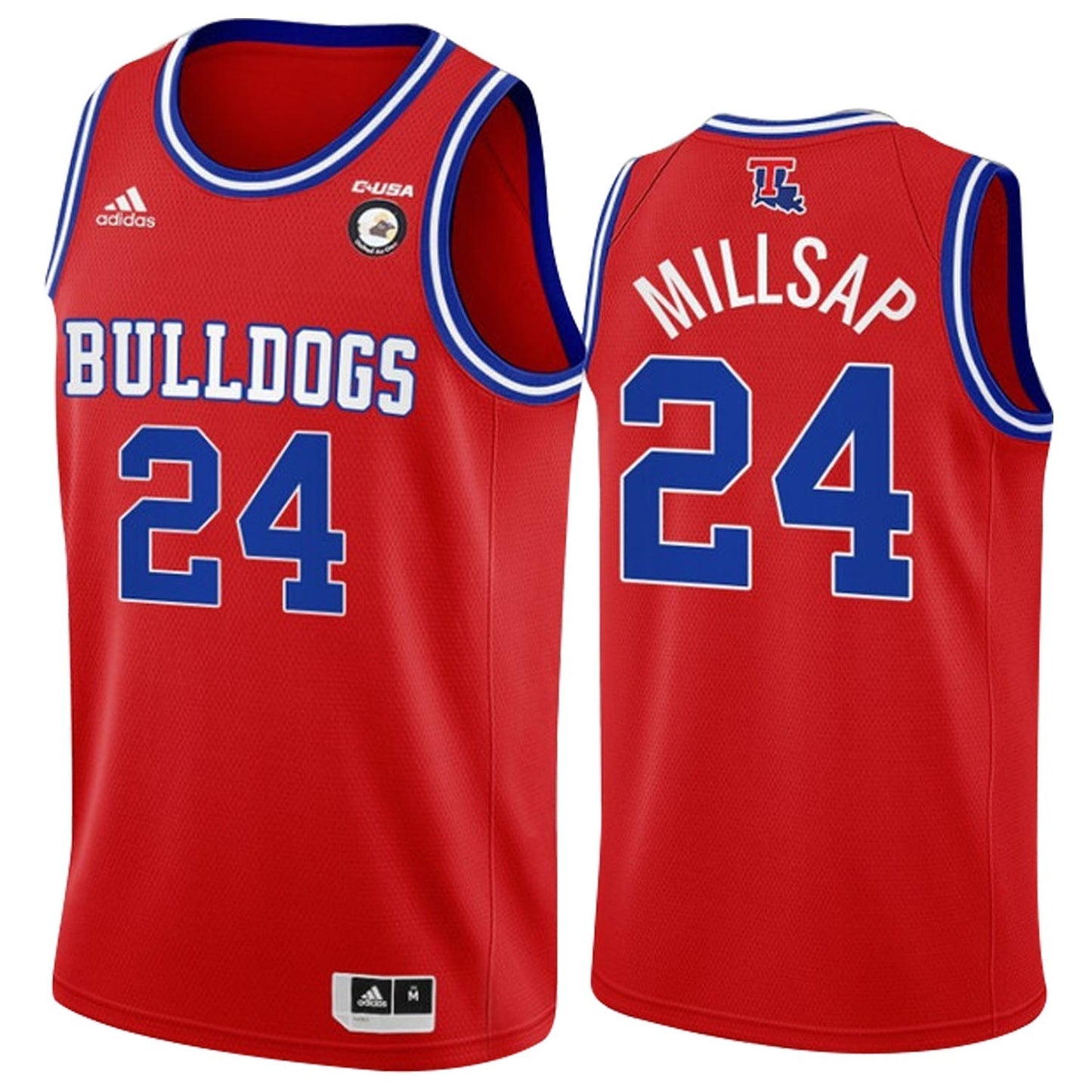 NCAAB Paul Millsap Louisiana Tech Bulldogs 24 Jersey