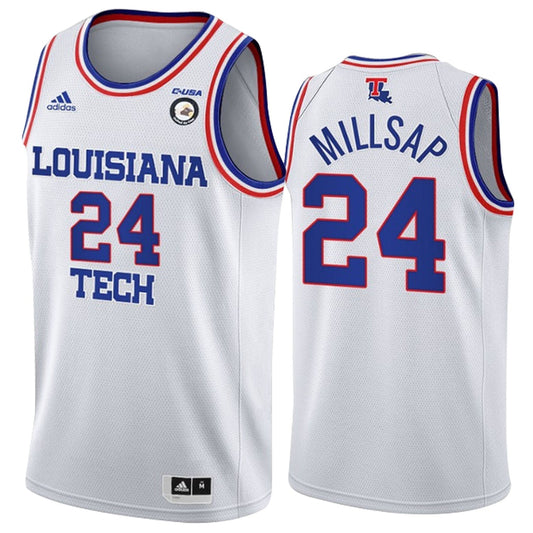 NCAAB Paul Millsap Louisiana Tech Bulldogs 24 Jersey