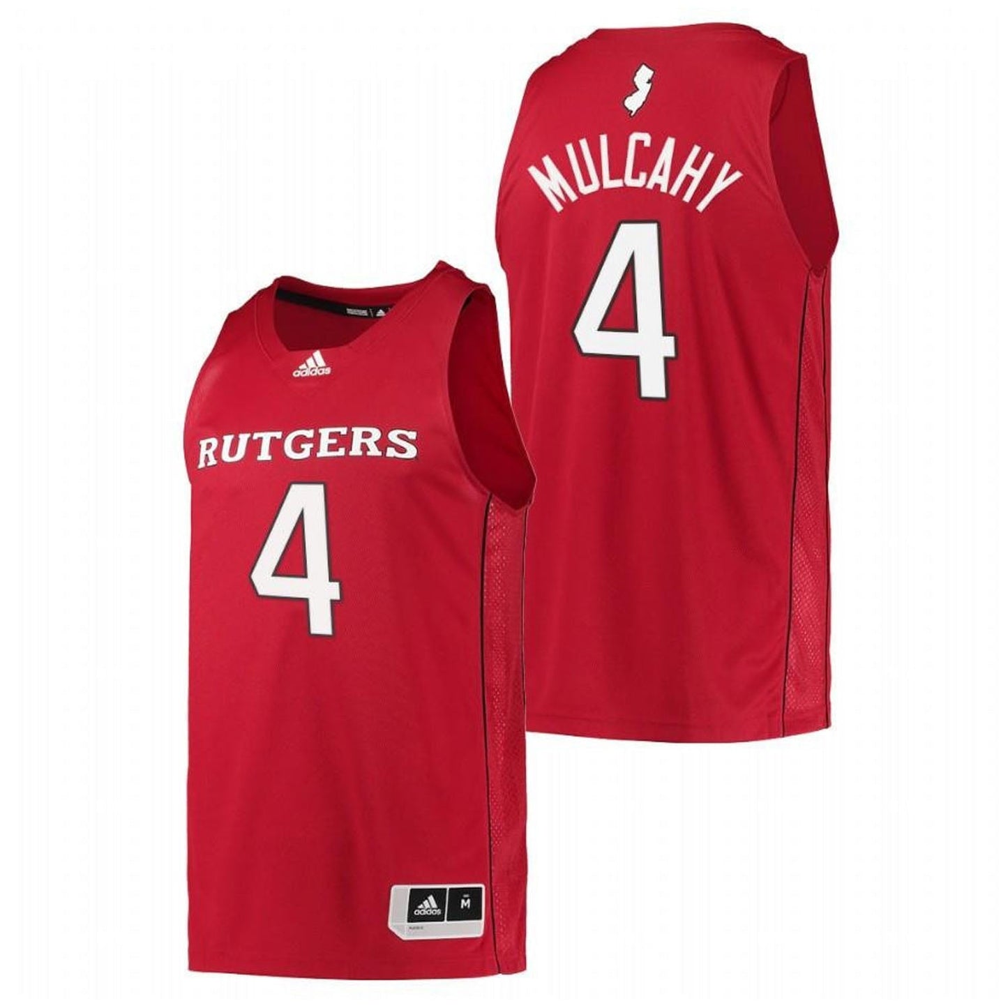 NCAAB Paul Mulcahy Rutgers Scarlet Knights 4 Jersey