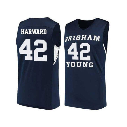 NCAAB Richard Harward BYU Cougars 42 Jersey
