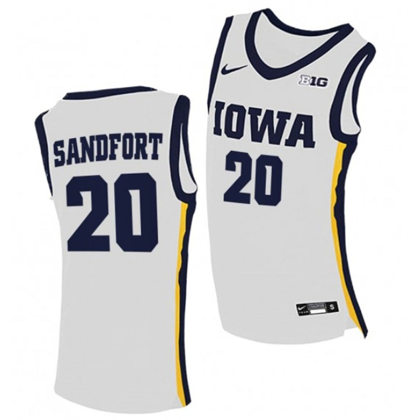 NCAAB Payton Sandfort Iowa Hawkeyes 20 Jersey