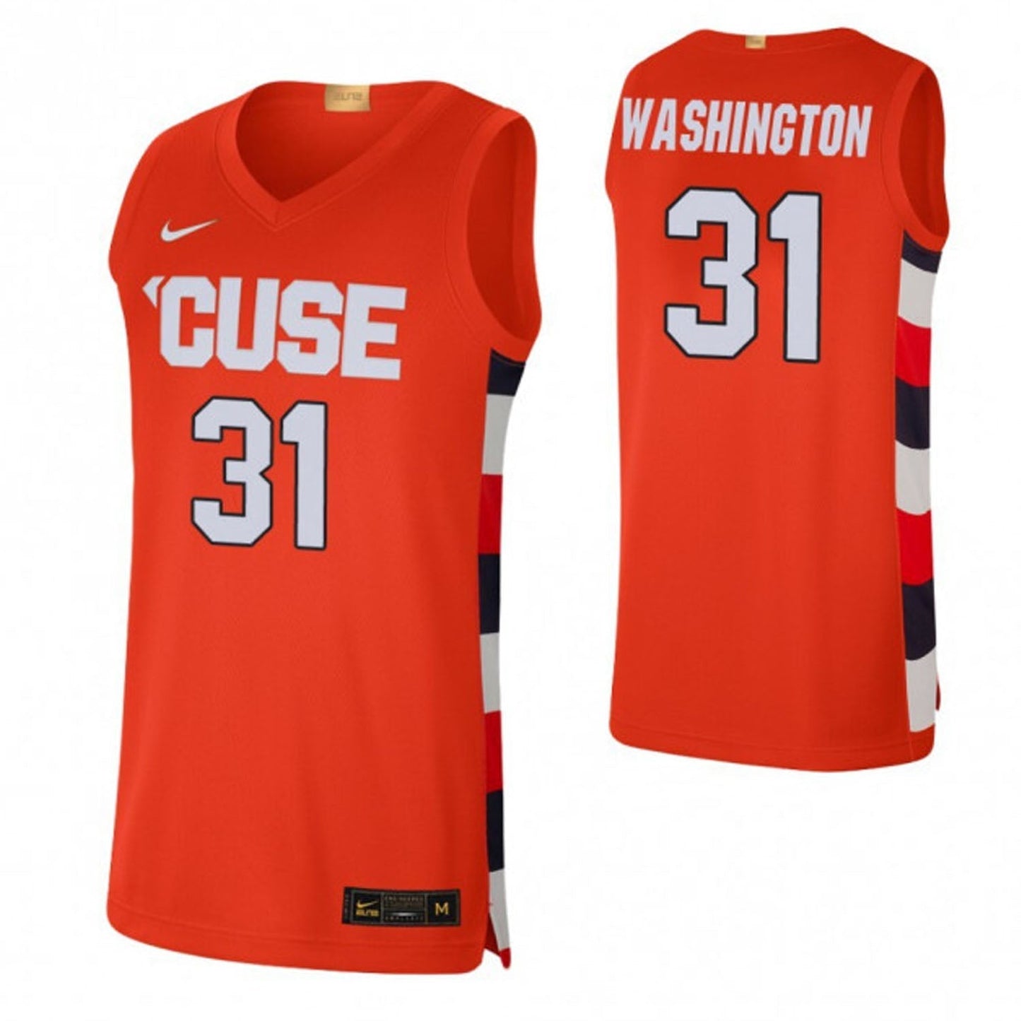 NCAAB Pearl Washington Syracuse Orange 31 Jersey