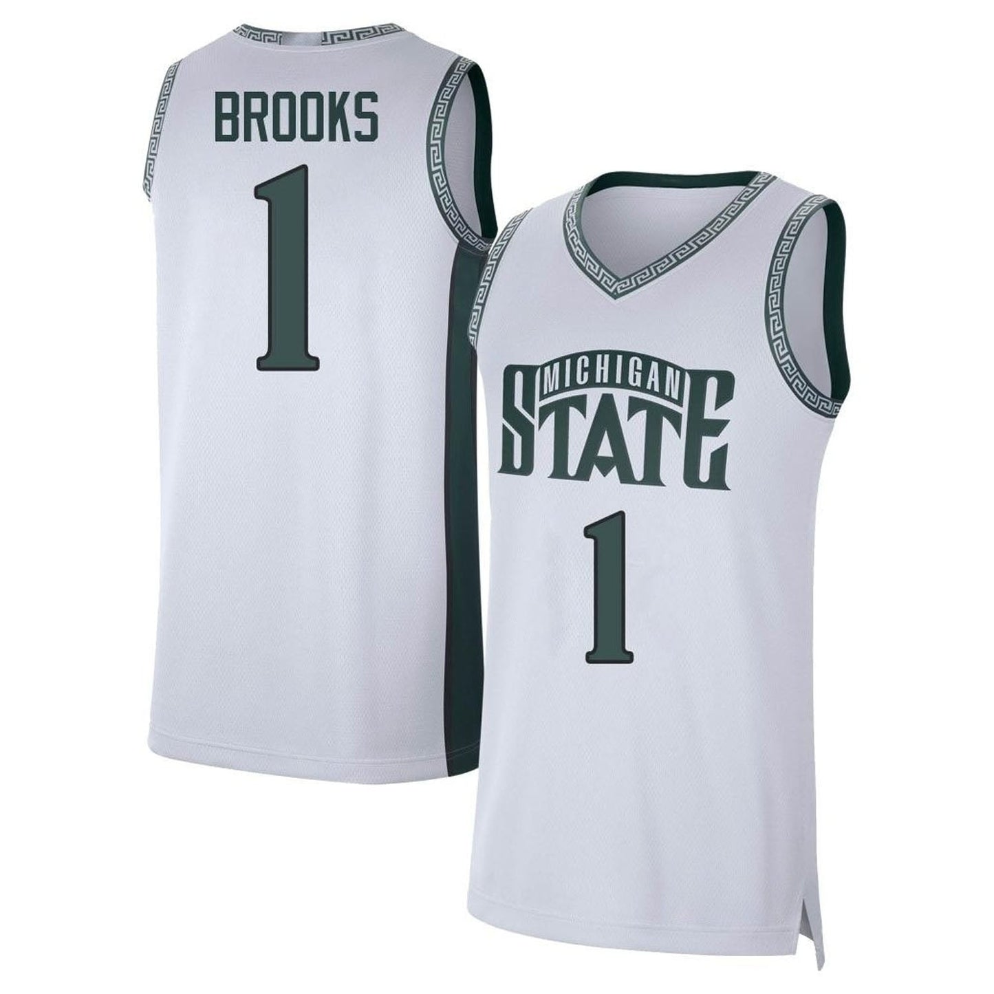 NCAAB Pierre Brooks Michigan State Spartans 1 Jersey