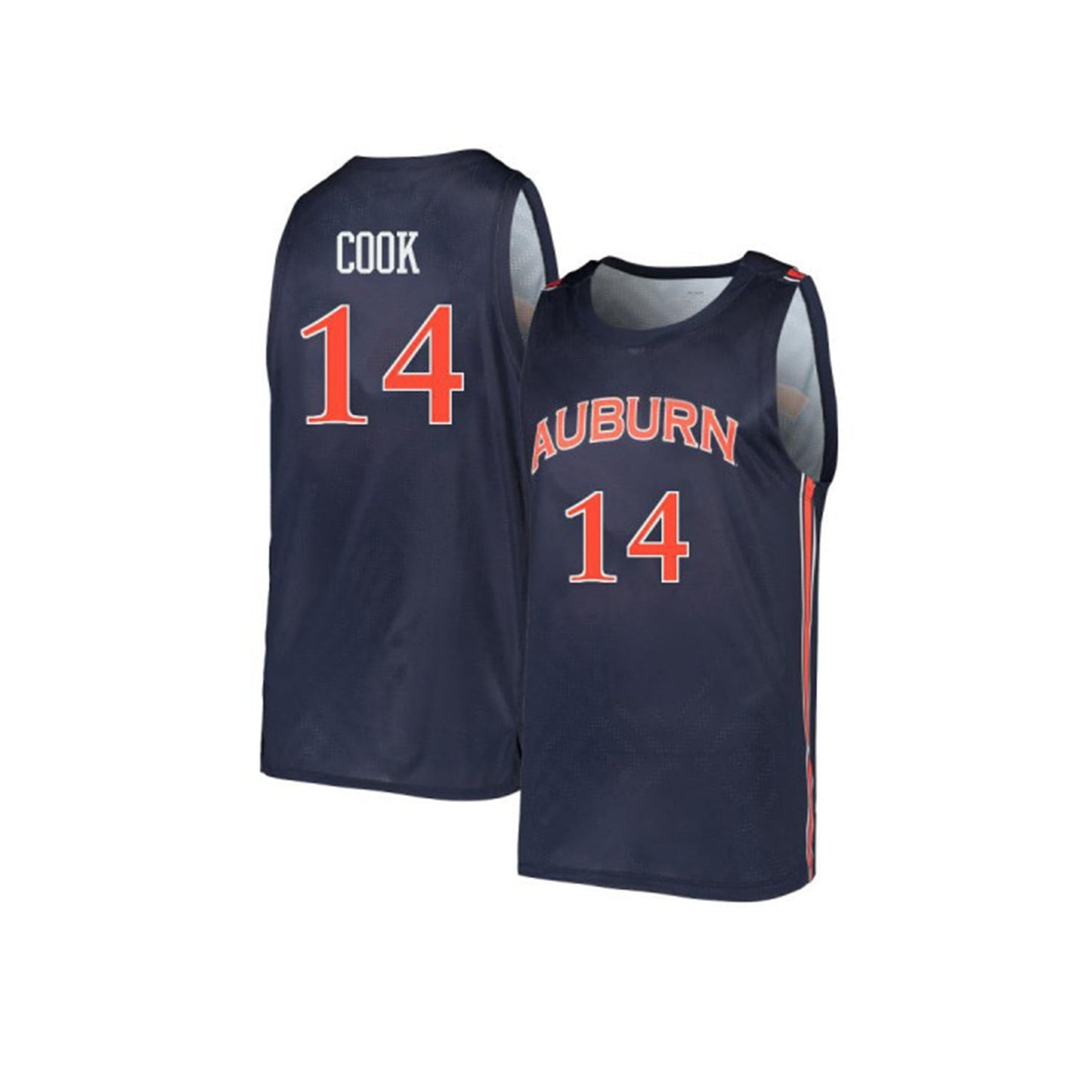 NCAAB Preston Cook Auburn Tigers 14 Jersey