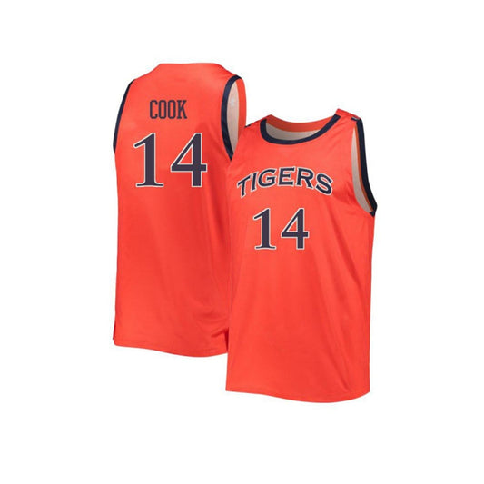 NCAAB Preston Cook Auburn Tigers 14 Jersey