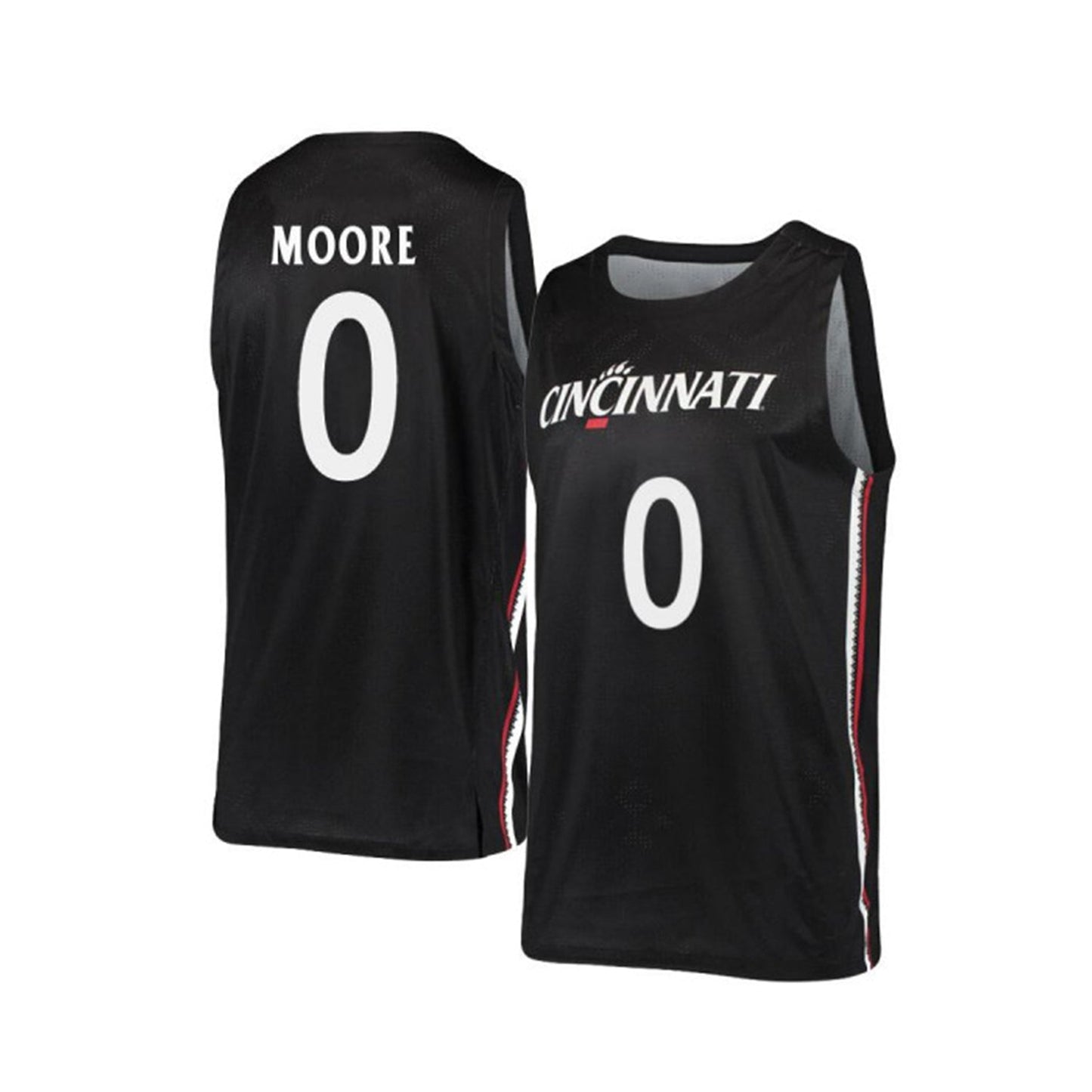 NCAAB Quadri Moore Cincinnati Bearcats 0 Jersey