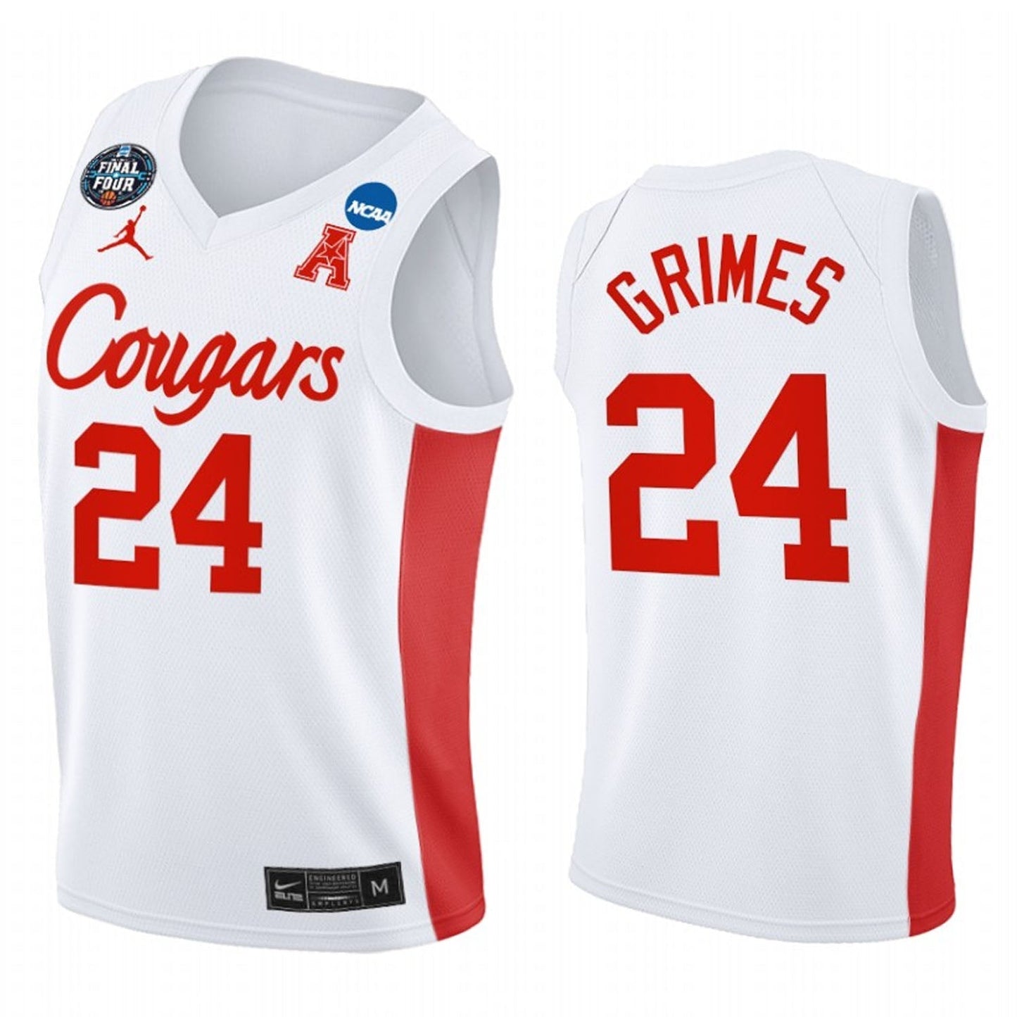NCAAB Quentin Grimes Houston Cougars 24 Jersey