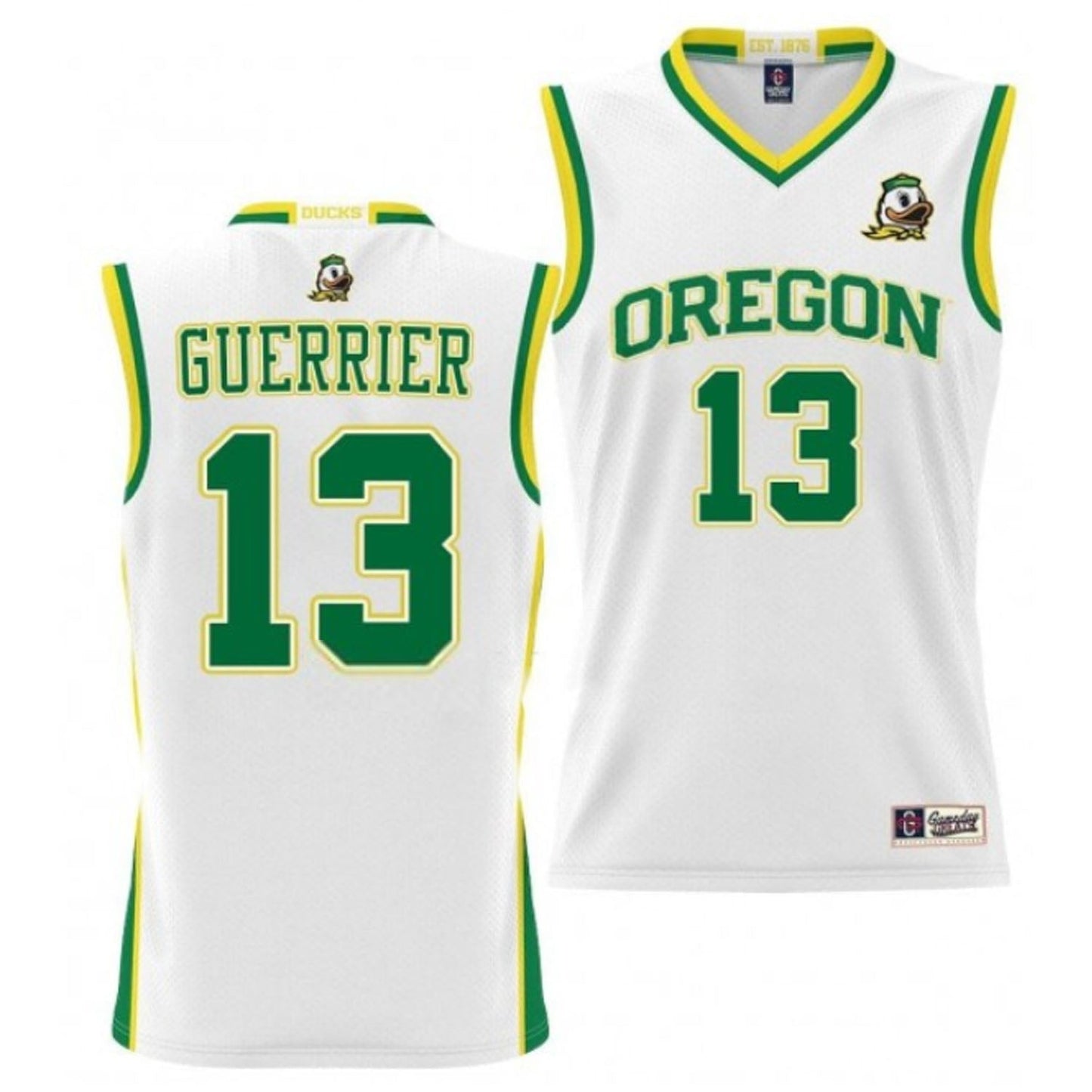 NCAAB Quincy Guerrier Oregon Ducks 13 Jersey