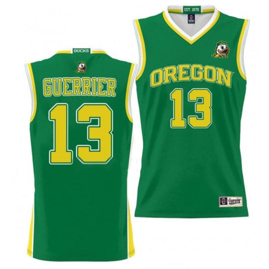 NCAAB Quincy Guerrier Oregon Ducks 13 Jersey