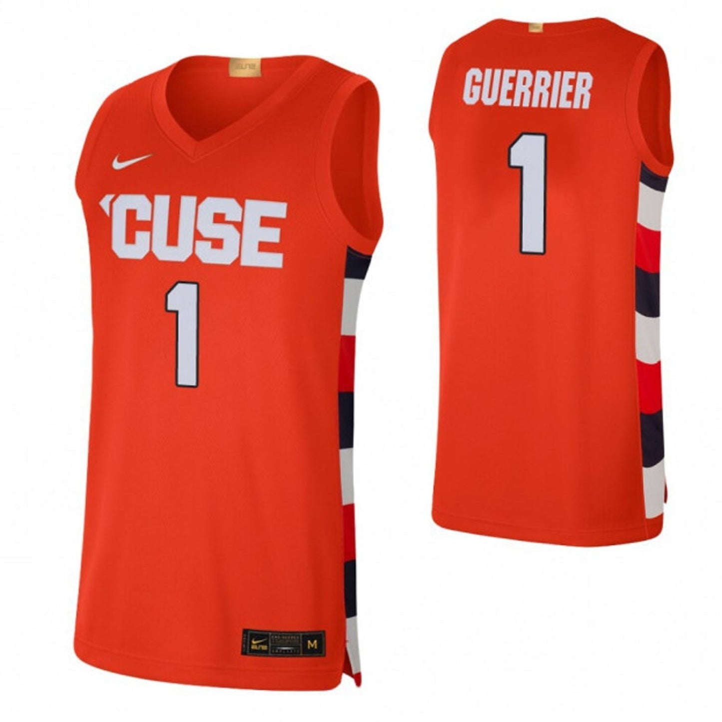 NCAAB Quincy Guerrier Syracuse Orange 1 Jersey