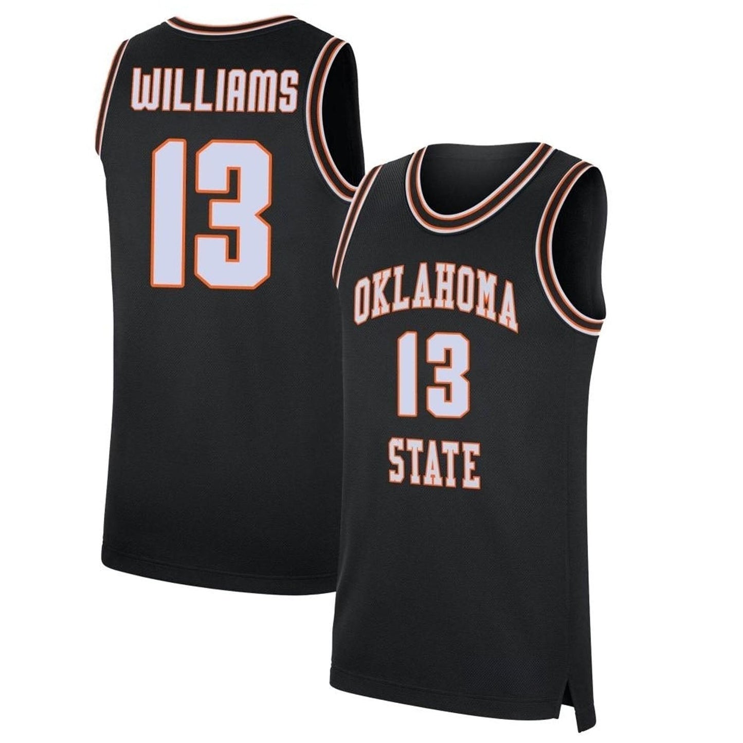 NCAAB Quion Williams Oklahoma State Cowboys 13 Jersey
