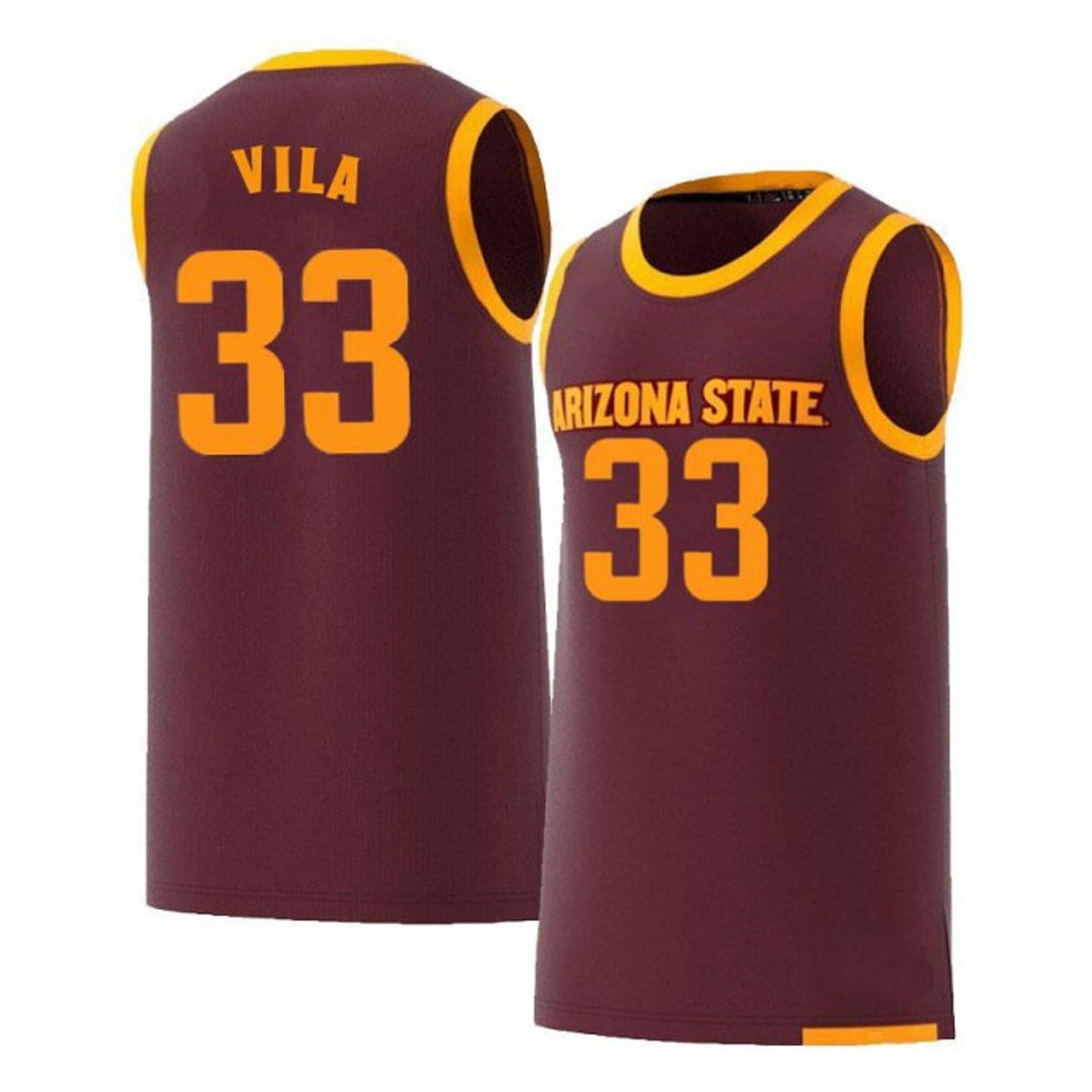 NCAAB Ramon Vila Arizona State Sun Devils 33 Jersey