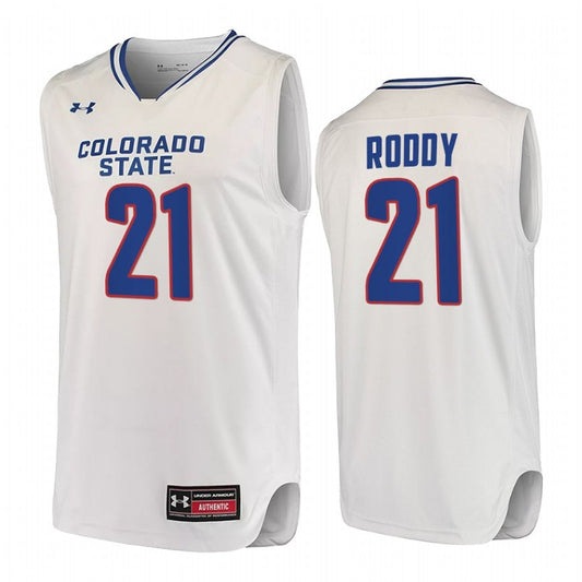 NCAAB Rams David Roddy Colorado State Rams 21 Jersey