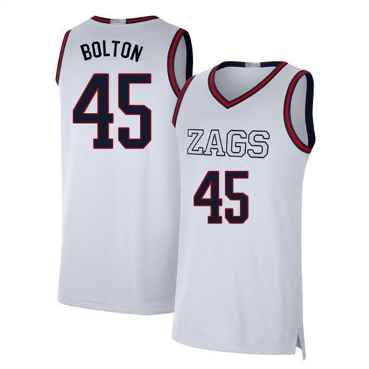 NCAAB Rasir Bolton Gonzaga Bulldogs 45 Jersey