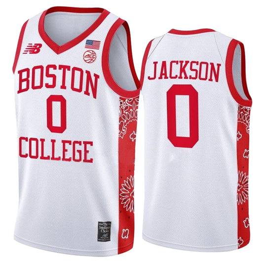 NCAAB Reggie Jackson Boston College Eagles 0 Jersey