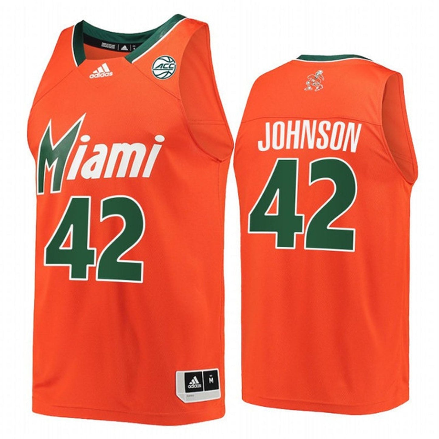 NCAAB Reggie Johnson Miami Hurricanes 42 Jersey