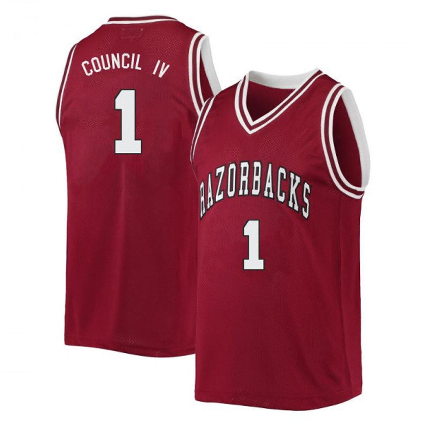 NCAAB Ricky Council IV Arkansas Razorbacks 1 Jersey