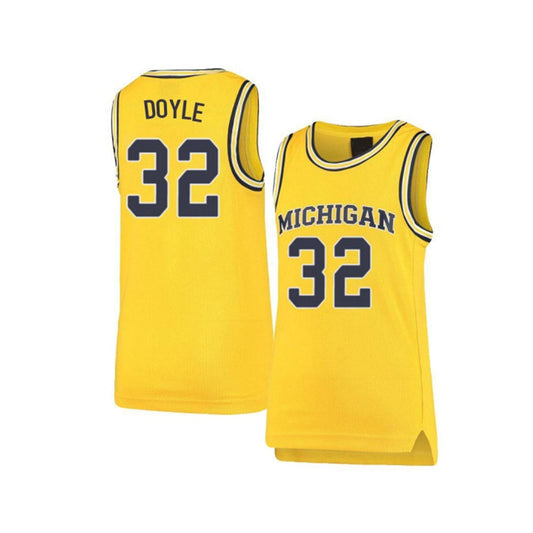 NCAAB Ricky Doyle Michigan Wolverines 32 Jersey