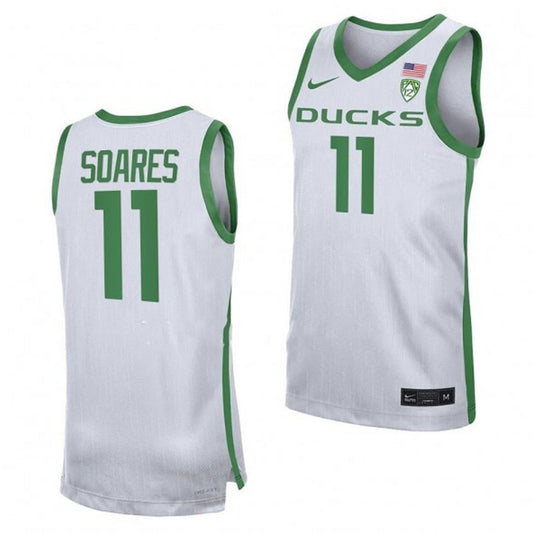 NCAAB Rivaldo Soares Oregon Ducks 11 Jersey