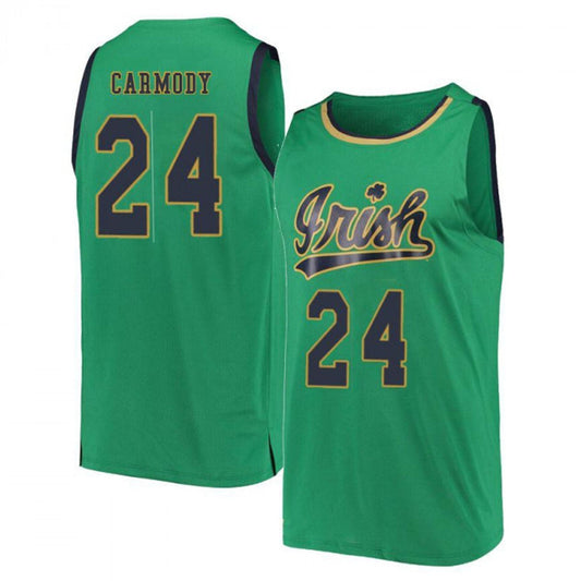 NCAAB Robby Carmody Notre Dame Fighting Irish 24 Jersey